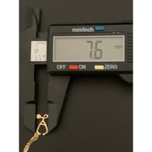 Load image into Gallery viewer, 18K Gold Necklace Chain 17 inches plus 1 inch extension with Stethoscope Pendant 1.81 grams - Rafant