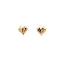 Load image into Gallery viewer, 18K Yellow Gold Earrings Heart 1.11 grams Small - Rafant
