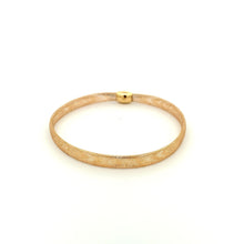 Load image into Gallery viewer, 18K Yellow Gold Bracelet Bangle Soft Mesh Stretchable 7.75 inches 0.87 grams - Rafant