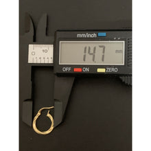 Load image into Gallery viewer, 18K Gold Earrings Hoops Loops Small 0.90 grams. - Rafant