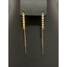 Load image into Gallery viewer, 18K Gold Earrings Threader Dangling - Rafant