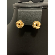 Load image into Gallery viewer, 18K Gold Pendant Earrings Sets Stud Knot 3.34 grams - Rafant