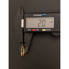 Load image into Gallery viewer, 18K Gold Earrings Hoops Loops Small 1.12 grams - Rafant