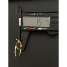 Load image into Gallery viewer, 18K Gold Twin Loops Hoops Earrings 2.21 grams - Rafant