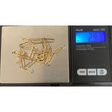 Load image into Gallery viewer, 18K Gold Necklace Paperclip 17.25 inches 2.91 grams - Rafant