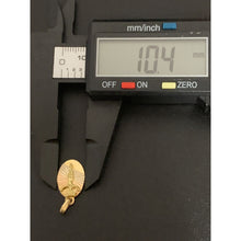 Load image into Gallery viewer, 18K Gold Pendant Oval Jesus Christ White Yellow Rose Gold 1.73 grams with Defects - Rafant