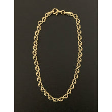 Load image into Gallery viewer, 18K Yellow Gold Bracelet Heart Link Size 7 inches 1.89 grams - Rafant