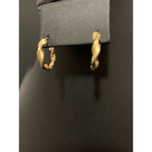 Load image into Gallery viewer, 18K Gold Earrings Hoops Loops Spiral - Rafant