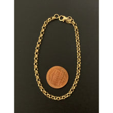 Load image into Gallery viewer, 18K Gold Bracelet Rolo Chain 2.63 grams Size 7 inches - Rafant