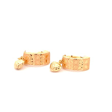 Load image into Gallery viewer, 18K Gold Earrings French Clips Heart 1.46 grams - Rafant