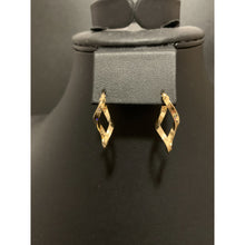 Load image into Gallery viewer, 18K Gold Earrings Dangling Infinity 1.31 grams - Rafant