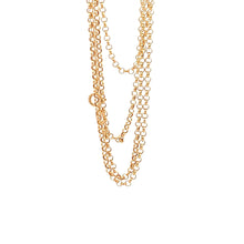 Load image into Gallery viewer, 18K Yellow Gold Necklace Chain Rolo Link 1.37 grams 19.5 inches Women - Rafant