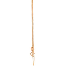 Load image into Gallery viewer, 18K Yellow Gold Necklace Chain Snake 17.5 inches 1.56 grams Thin Chain - Rafant