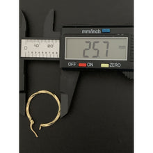 Load image into Gallery viewer, 18K Gold Gold Earrings Hoops Loops 1.32 grams - Rafant