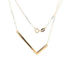 Load image into Gallery viewer, 18K Yellow Gold Necklace Chain Pendant Letter L 1.72 grams 18.75 inches - Rafant
