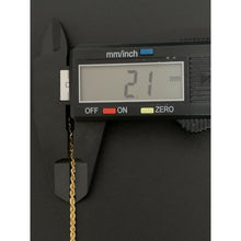 Load image into Gallery viewer, 18K Gold Chain Necklace Rope 2.76 grams 18 inches - Rafant