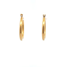 Load image into Gallery viewer, 18K Gold Earrings Hoops Polished Small 1.09 grams - Rafant