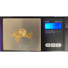 Load image into Gallery viewer, 18K Gold Necklace Chain 17.75 inches Jesus Christ Pendant 1.99 grams - Rafant