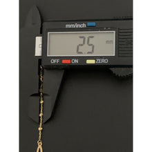 Load image into Gallery viewer, 18K Gold Bracelet Rosary Mother Mary Cross 2.16 grams 7.25 inches - Rafant