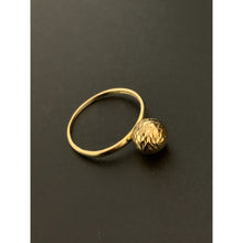 Load image into Gallery viewer, 18K Gold Ring Ball 1.88 grams Size 8 - Rafant