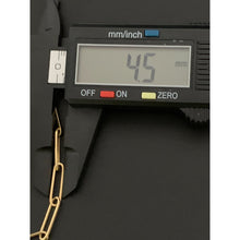 Load image into Gallery viewer, 18K Gold Necklace Chain Paperclips 16 inches 4.44 grams - Rafant