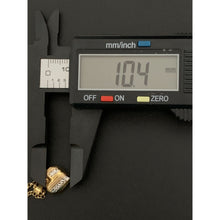 Load image into Gallery viewer, 18K Gold Necklace Chain 17.5 inches with Puffed Heart Pendant 2.07 grams - Rafant