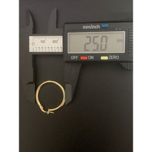 Load image into Gallery viewer, 18K Gold Earrings Hoops Loops 1.56 grams - Rafant