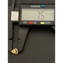 Load image into Gallery viewer, 18K Gold Necklace Chain 17.75" w/Heart Pendant and Earrings Set - Rafant