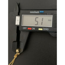 Load image into Gallery viewer, 18K Gold Necklace Chain Rolo 17.75 inches with Puffed Heart Pendant 2.25 grams - Rafant