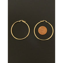 Load image into Gallery viewer, 18K Gold Earrings Hoops Loops 2.38 grams - Rafant