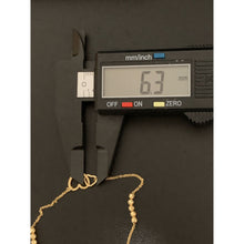Load image into Gallery viewer, 18K Gold Bracelet Double Heart Beads 7 inches plus 1 inch - Rafant