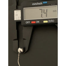 Load image into Gallery viewer, 18K Gold Earrings Dangling Balls White Gold 2.16 grams - Rafant