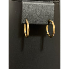 Load image into Gallery viewer, 18K Gold Earrings Hoops Loops Small 1.12 grams - Rafant