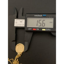 Load image into Gallery viewer, 18K Gold Necklace Chain 17.75 inches with Jesus Christ Pendant 2.50 grams with defects - Rafant