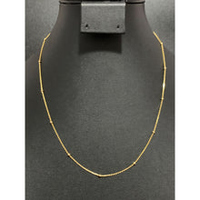 Load image into Gallery viewer, 18K Gold Necklace Chain with Tiny Beads 18 inches 2.11 grams - Rafant