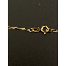 Load image into Gallery viewer, 18K Gold Necklace Chain 15.50 inches with Circle Heart Pendant 1.38 grams - Rafant