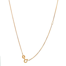 Load image into Gallery viewer, 18K Gold Necklace Chain 17.5 inches Pendant Anchor Wheel 1.29 grams - Rafant