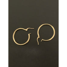Load image into Gallery viewer, 18K Gold Earrings Hoops Loops 1.55 grams - Rafant