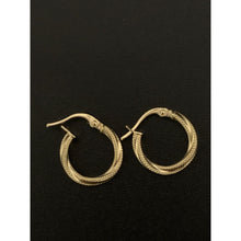Load image into Gallery viewer, 18K Gold Earrings Hoops Loops Small 0.87 grams - Rafant