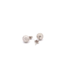 Load image into Gallery viewer, 18K White Gold Earrings Stud Balls 1.09 grams - Rafant