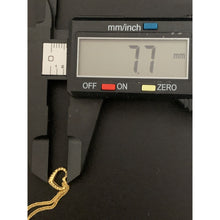 Load image into Gallery viewer, 18K Gold Necklace Chain 17.75 inches with Open Heart Pendant 1.29 grams - Rafant