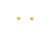 Load image into Gallery viewer, 18K Yellow Gold Earrings  Stud Ball Polished 0.87 grams - Rafant