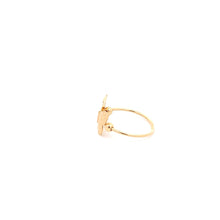 Load image into Gallery viewer, 18K Yellow Gold Ring Butterfly 1.40 grams Size 4.5 - Rafant