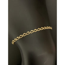 Load image into Gallery viewer, 18K Gold Bracelet Heart Link 1.90 grams Size 7 inches - Rafant