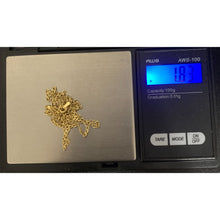 Load image into Gallery viewer, 18K Yellow Gold Necklace Chain Curb 18 inches 1.83 grams - Rafant
