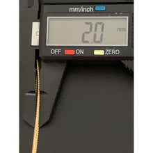 Load image into Gallery viewer, 18K Gold Necklace Omega Soft Mesh Flexible Size 17.75 inches 1.27 grams - Rafant