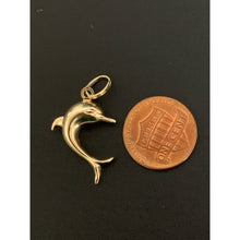Load image into Gallery viewer, 18K Gold Pendant Dolphin 1.24 grams - Rafant
