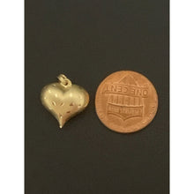 Load image into Gallery viewer, 18K Gold Pendant Puffed Heart 1.05 grams - Rafant