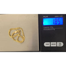 Load image into Gallery viewer, 18K Gold Chain Bracelet Size 7 inches 1.85 grams - Rafant