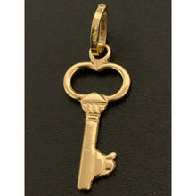 Load image into Gallery viewer, 18K Gold Pendant Key - Rafant